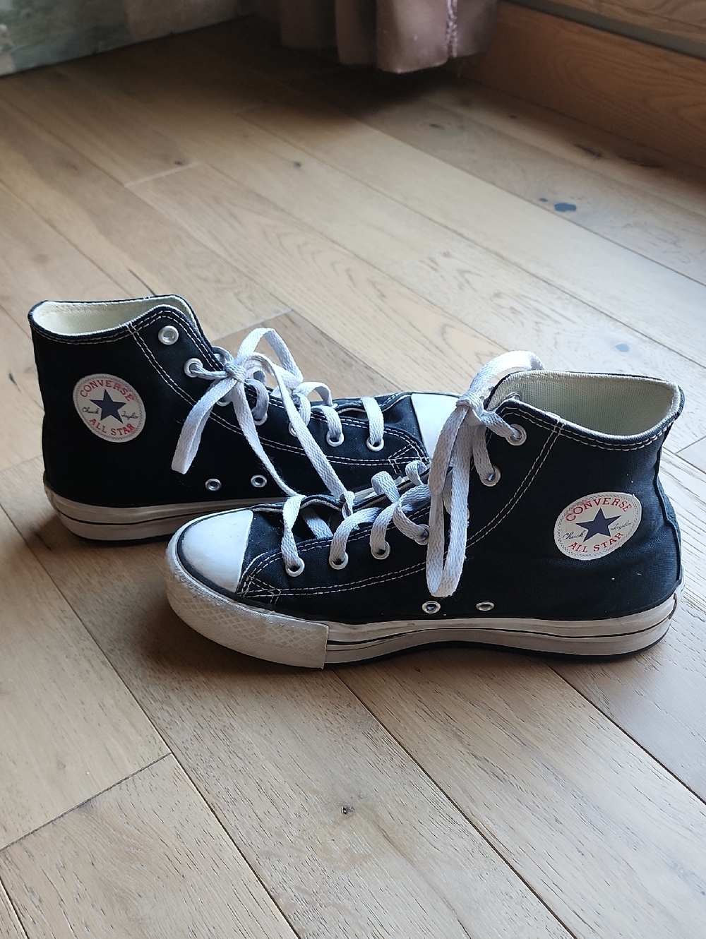 Kids Converse Chuck Taylor All Star High Tops – Black – Size 5